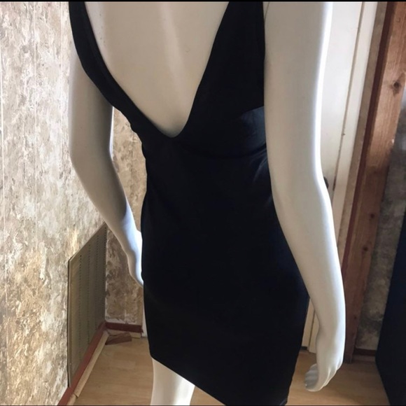 Sheer Plunge Dress - Picture 2 of 3